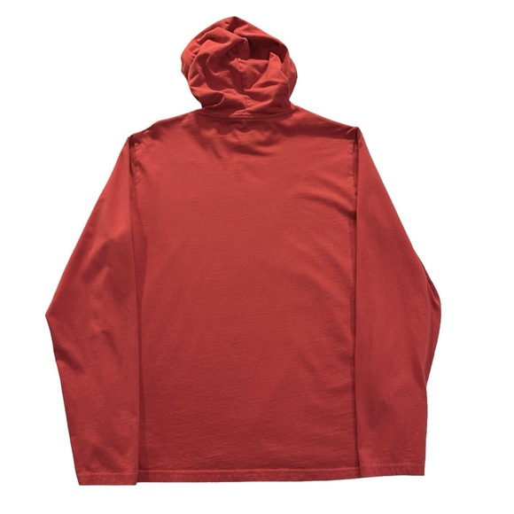 Polo Ralph Lauren Red Long Sleeve Hoodie Shirt L - Picture 4 of 10